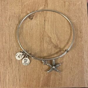 Alex and Ani silver starfish bracelet